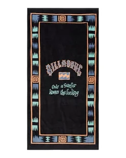 Billabong Ponczo plażowe WAVES TOWEL młodzi mężczyźni czarne jeden rozmiar - Kurtki damskie - miniaturka - grafika 1