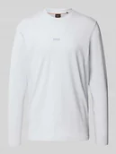 Koszulki męskie - Bluzka z długim rękawem o kroju regular fit z mieszanki bawełny model ‘TCHARK’ - miniaturka - grafika 1