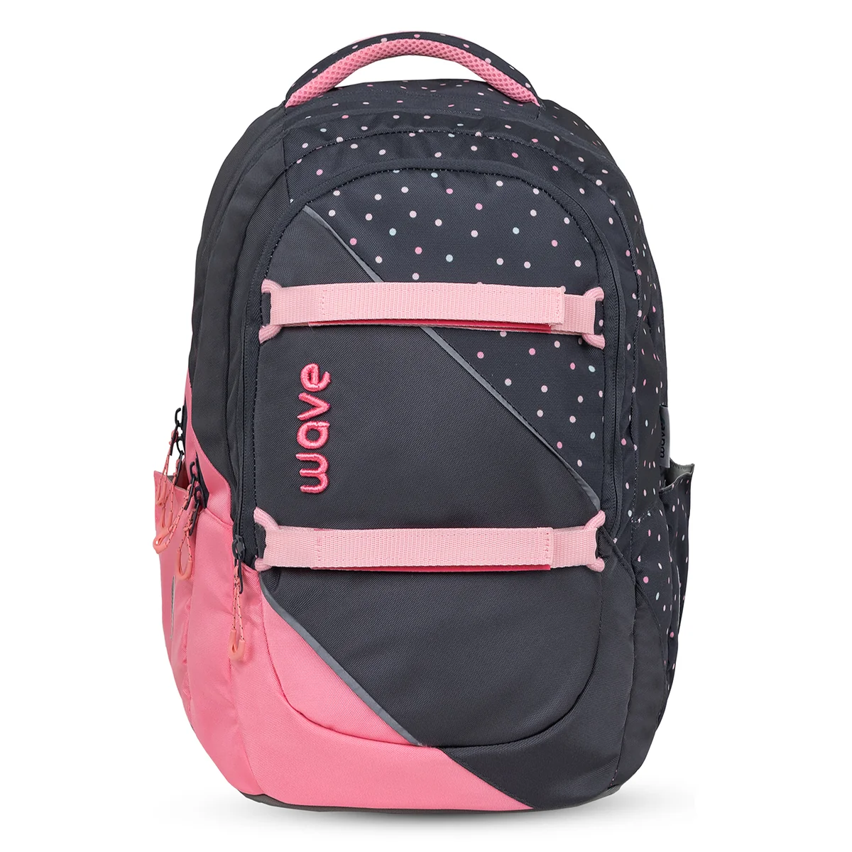 Plecak szkolny Wave Prime Dots Pinky