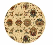 Dywany - Dywan Dywilan Latica Krem wełna koło - miniaturka - grafika 1