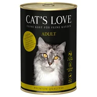 Mokra karma dla kotów - Cat's Love, 6 x 400 g - Cielęcina i indyk - miniaturka - grafika 1