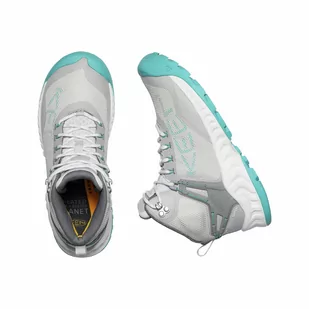 Buty trekkingowe damskie KEEN NXIS EVO MID WP - Buty trekkingowe damskie - miniaturka - grafika 3