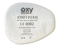 Akcesoria BHP - Filtr przeciwpyłowy P2 R D OxyLine kpl 4 szt. - miniaturka - grafika 1