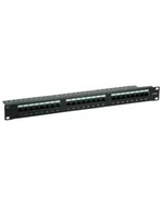 Serwery - VALUE PatchPanel 19&quot;&quot; Kat.6 24xRJ-45 UTP czarny - miniaturka - grafika 1