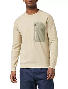 G-STAR RAW Męski T-shirt Tweeter Raglan Pkt Ls, beżowy/khaki (Westpoint Khaki C930-c531), S - Koszulki męskie - miniaturka - grafika 1
