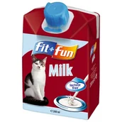 Mleko dla kociąt i szczeniąt - FIT+FUN Mleko dla kotów 27 x 200 ml - miniaturka - grafika 1