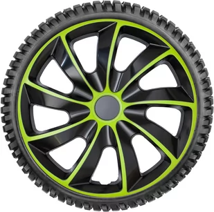 Kołpaki Samochodowe Nrm Quad 14" (Zielono-Czarny) - Kołpaki samochodowe - miniaturka - grafika 1