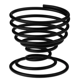 Podstawka pod jajko czarna - Inne naczynia kuchenne - miniaturka - grafika 1