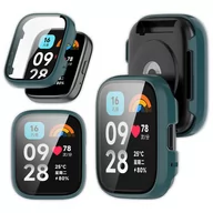 Akcesoria do smartwatchy - Etui 2w1 + szkło Vanfone do Xiaomi Redmi Watch 3 Active, zielone - miniaturka - grafika 1