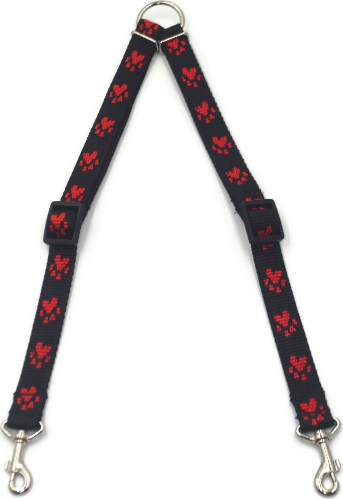 Alizoo Dwójnik smyczy dla psa w łapki, regulowany 20mm/40-60cm - ALIZOO