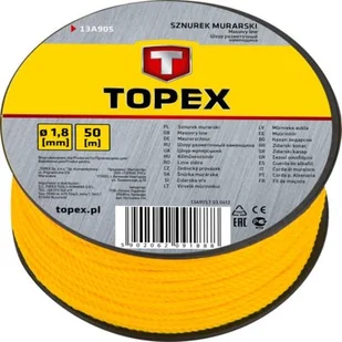 Topex Sznurek murarski 100 m 13A910 - Inne urządzenia budowlane - miniaturka - grafika 1
