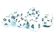 Gry planszowe - Kostki RPG Biały Zestaw 10 Kości Kostek K24 K30 - miniaturka - grafika 1
