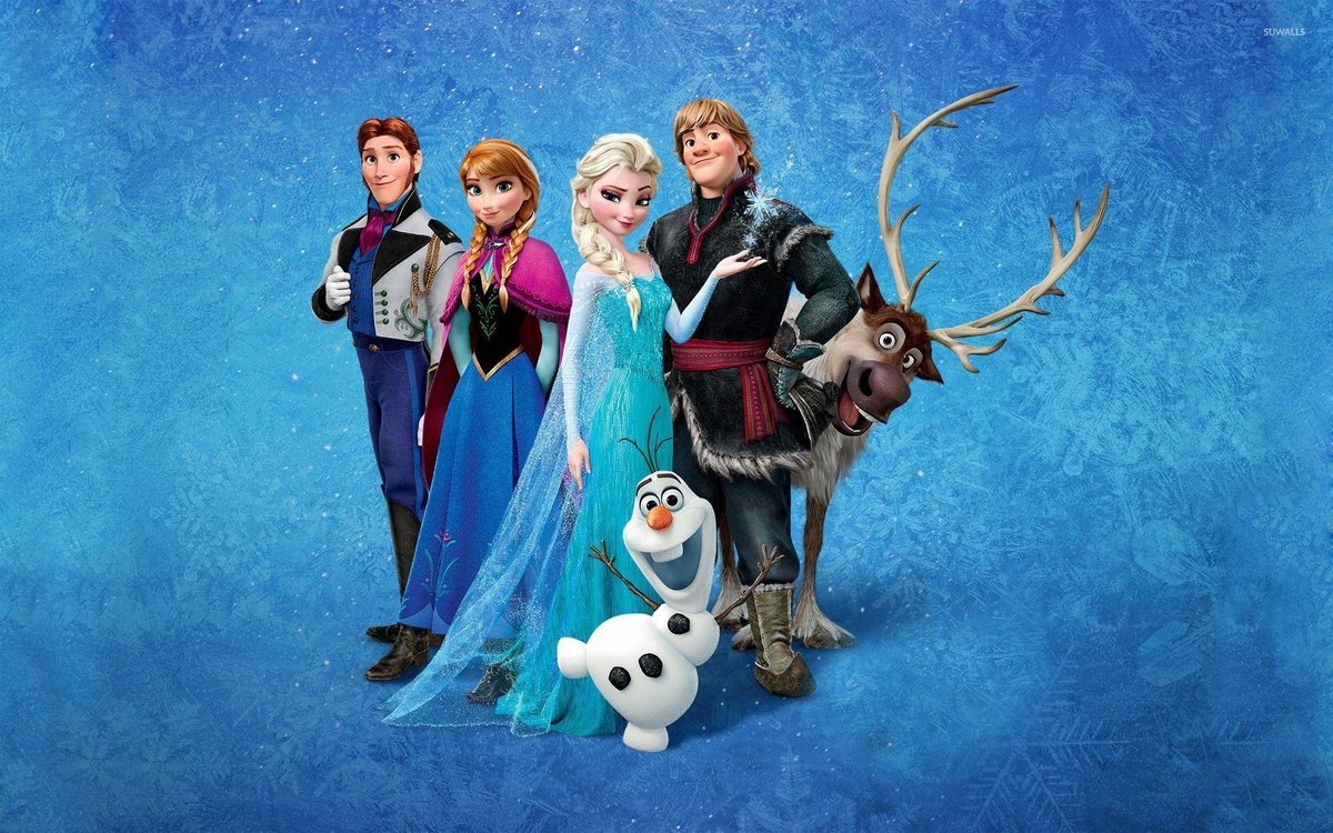 PUZZLE Kraina Lodu Elsa Anna Olaf Frozen A3 252 el z Nadrukiem+IMIĘ Pudełko