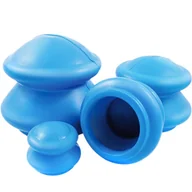 Masażery - Bańki Chińskie gumowe do Masażu Ciała Relax Cellulit 4 szt - miniaturka - grafika 1