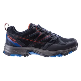 Męskie Buty HI-TEC MAKAEL WP M000212224 – Granatowy - Buty trekkingowe męskie - miniaturka - grafika 1
