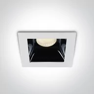 Lampy sufitowe - Oprawa podtynkowa LED Abram czarno biała 50107B/W/W - OneLight - miniaturka - grafika 1