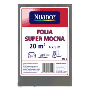 Folia budowlana super mocna 4 x 5 m Nuance - Folie i taśmy malarskie - miniaturka - grafika 1