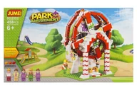 Klocki - Klocki Jumei PARK ROZRYWKI 458 elementów, 47 x 28 cm - miniaturka - grafika 1