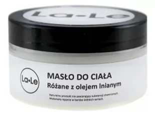 La-Le Kosmetyki Masło różane z olejem lnianym lale_maslo_roza - Balsamy i kremy do ciała - miniaturka - grafika 1