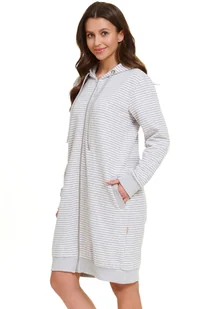 Szlafrok Doctor Nap SMZ.5246 grey - Szlafroki damskie - miniaturka - grafika 1