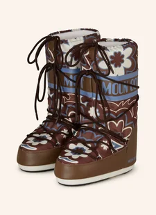 Moon Boot Moon Boots Icon Flower braun - MOON BOOT - Kozaki damskie - miniaturka - grafika 1