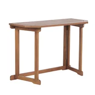 Stoły ogrodowe - Stolik Balkonowy Składany Akacjowy 110 X 47 Cm Jasne Drewno Treia - miniaturka - grafika 1