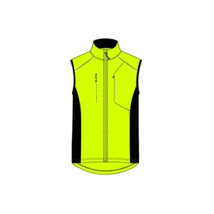 Kamizelka męska Endurance  Shell X1 Elite Vest Safety Yellow M - Kurtki i kamizelki sportowe męskie - miniaturka - grafika 1