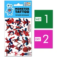 Zabawki kreatywne - TATUAŻE ZMYWALNE DLA DZIECI SPIDERMAN WZORY ORYGINALNE - miniaturka - grafika 1