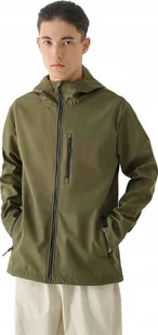 KURTKA MĘSKA SOFTSHELL KHAKI 4F M397 MEMBRANA NEODRY - Kurtki męskie - miniaturka - grafika 1