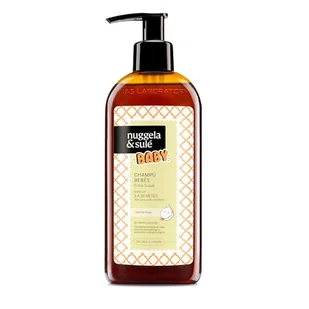 Nuggela & Sulé BABY szampon - bardzo miękki dla dzieci w wieku 3-36 miesięcy. Extra czerwona cebula i witamina E. Nie podrażnia oczu. Linia dla dzieci 1 x 250 ml - Kosmetyki kąpielowe dla dzieci - miniaturka - grafika 1