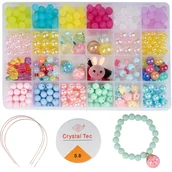 Zabawy w naśladowanie dorosłych - Kreatywny Zestaw Do Robienia Bransoletek Koraliki - miniaturka - grafika 1