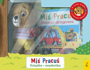 Miś Pracuś: Książka - Pomoc drogowa + maskotka - Książki edukacyjne - miniaturka - grafika 1