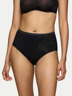 Majtki damskie - Triumph Figi klasyczne z wysokim stanem Shape Smart Ellipse 10222289 Czarny - miniaturka - grafika 1