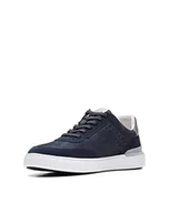 Trampki męskie - Clarks Courtlite Tor, trampki męskie, combi granatowy, 40 EU - miniaturka - grafika 1