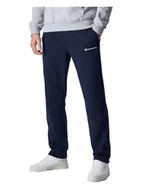 Spodenki męskie - Champion Legacy Authentic Pants-Logo Powerblend polar Rib Cuff męskie spodnie dresowe, Granatowy, L - miniaturka - grafika 1