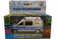 Samochody i pojazdy dla dzieci - Hipo HKG Policja van z dźw 14cm w pud - miniaturka - grafika 1