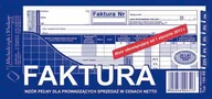 Druki akcydensowe - Druk, faktura netto, 1/3 A4, (Pełna) (O+1k) - miniaturka - grafika 1