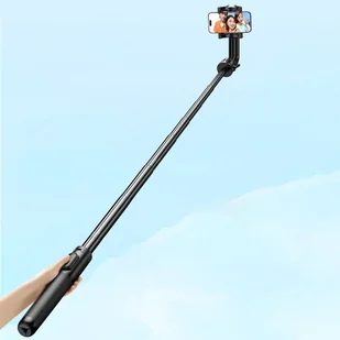 Selfie stick / kijek teleskopowy ze stojakiem i pilotem Bluetooth 1.5m Ugreen LP586 - czarny - Selfie stick - miniaturka - grafika 10