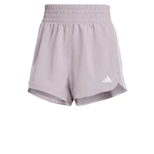 adidas Damskie szorty Pacer Training z 3 paskami tkane z wysokim stanem, XL5 czarne, Czarny, XL - Spodenki damskie - miniaturka - grafika 1