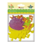 Zabawki kreatywne - Titanum Naklejki piankowe 3D kaczuszki do złożenia 6 szt. - miniaturka - grafika 1