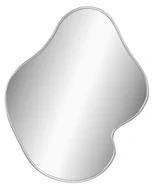 Lustra - Asymetryczne srebrne lustro wiszące 50x40 cm - BLACK/GOLD 3X - miniaturka - grafika 1