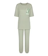 Bielizna nocna - Triumph piżama damska z krótkim rękawem Endless Comfort PK SSL 10 CO/MD-42 - miniaturka - grafika 1