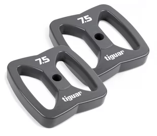 Obciążenia 7,5kg do sztangi Power Gym Butterfly PU tiguar - Obciążenia - miniaturka - grafika 1