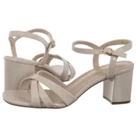 Sandały damskie - Sandały Beżowe SK 887 (SL574-a) Sergio Leone - miniaturka - grafika 1