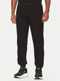 EA7 Emporio Armani Spodnie dresowe 7M000144 AF13538 UC001 Czarny Regular Fit - Spodnie sportowe męskie - miniaturka - grafika 1