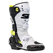 Buty motocyklowe - Buty Motocyklowe Sidi Rex Złamany Biały/Czarny/Żółty43 - miniaturka - grafika 1