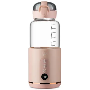 MyBabyBottle, przenośny podgrzewacz do butelek, wody i mleka dla dzieci, różowy - Akcesoria do karmienia - miniaturka - grafika 1