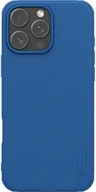 Etui i futerały do telefonów - Etui na telefon komórkowy iPhone 16 Pro, Nillkin Frosted Shield Pro, ciemnoniebieskie - miniaturka - grafika 1
