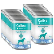Mokra karma dla psów - Calibra Veterinary Diets Dog Hypoallergenic Insect & Salmon 18x400g - miniaturka - grafika 1