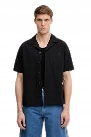 ADIDAS CZARNA KOSZULA CASUAL Z KRÓTKIM RĘKAWEM I KOŁNIERZYKIEM XL I2B - Koszule męskie ADIDAS CZARNA KOSZULA CASUAL Z KRÓTKIM RĘKAWEM I KOŁNIERZYKIEM XL I2B - Koszule męskie - miniaturka - grafika 1